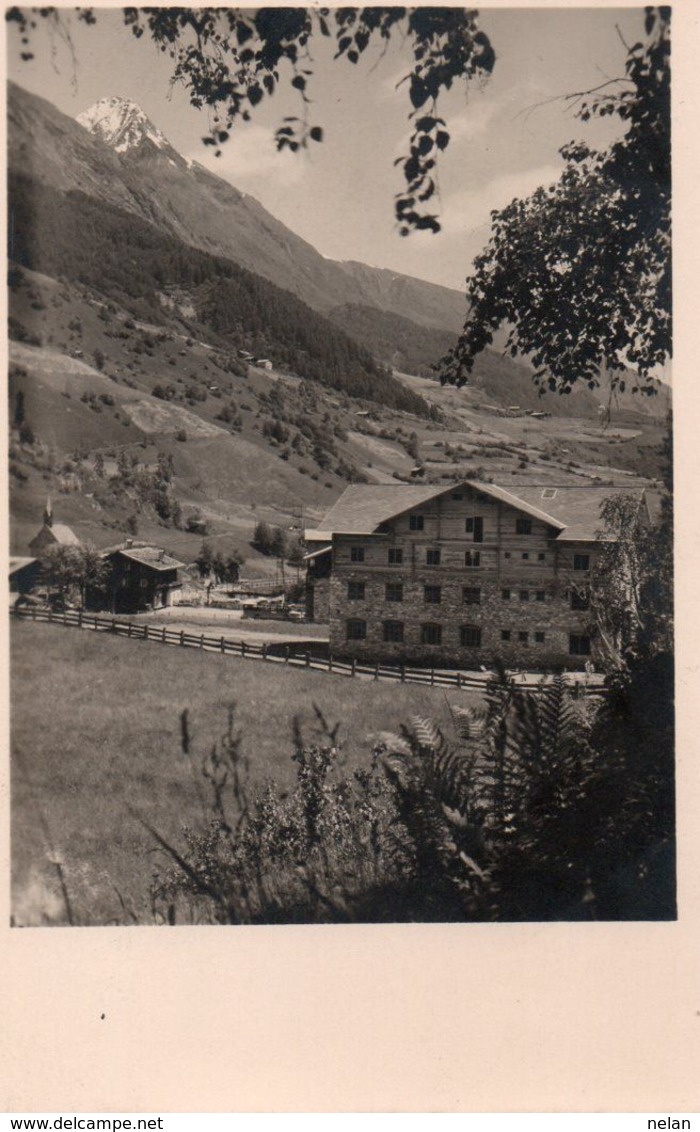 HOTEL UND FERIENHEIM DER WIENER SANGERKNABEN HINTERBICHL -PRAGRATEN-- REAL PHOTO-1933 - Prägraten