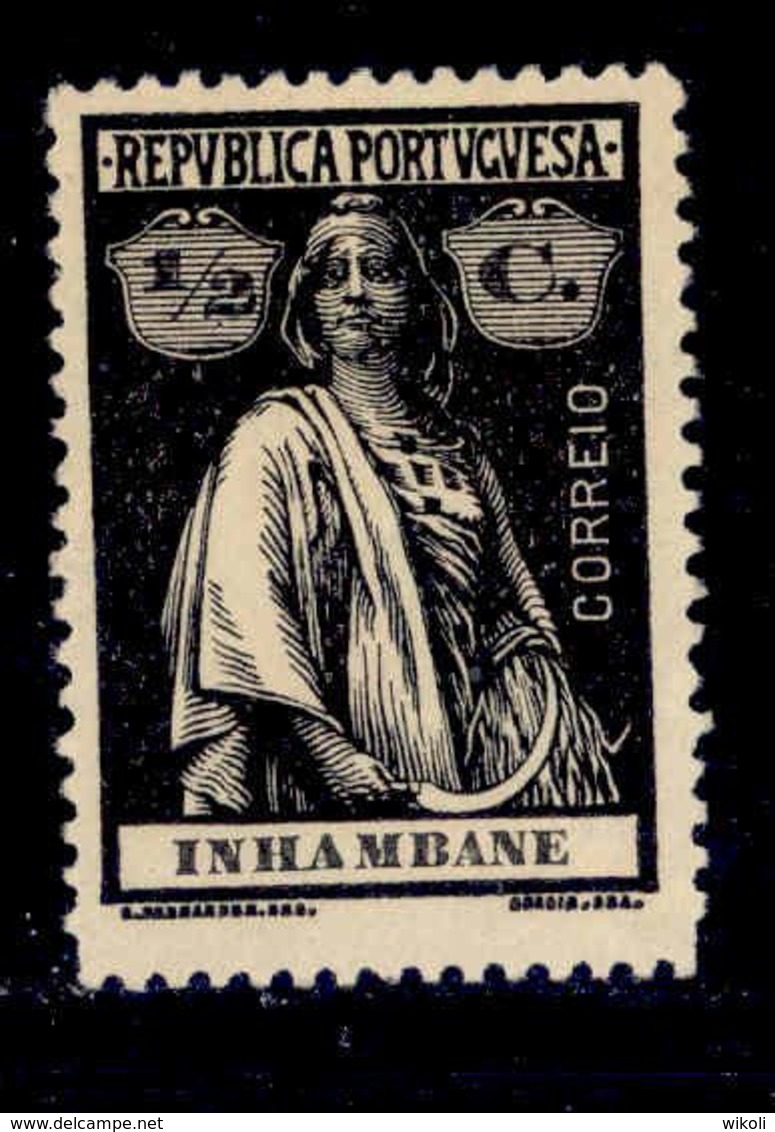 ! ! Inhambane - 1914 Ceres 1/2 C (Lozanged Paper) - Af. 72a - MH - Inhambane