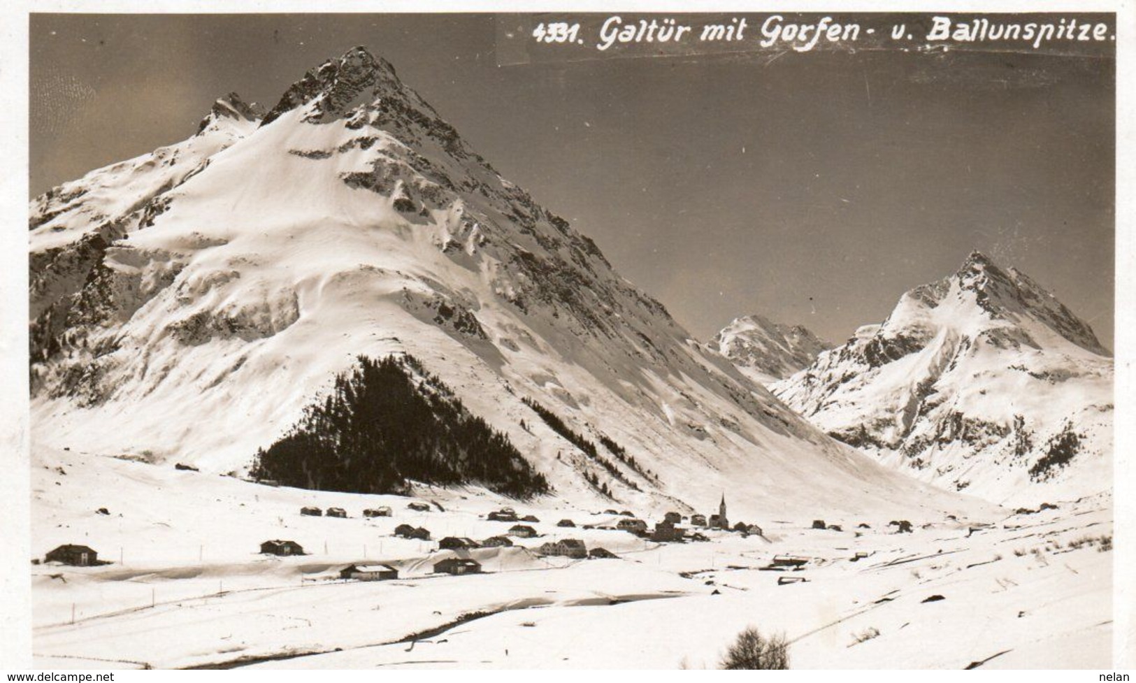 GALTUR MIT GORFEN - REAL PHOTO 1932 - Galtür