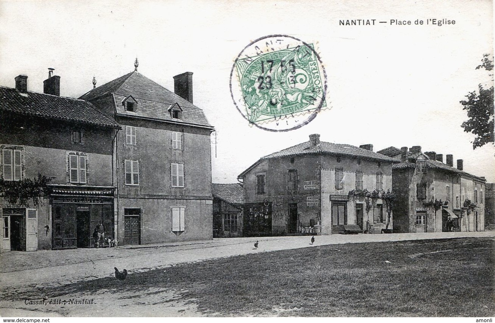 87. HAUTE-VIENNE - NANTIAT. Place De L'Eglise. - Nantiat