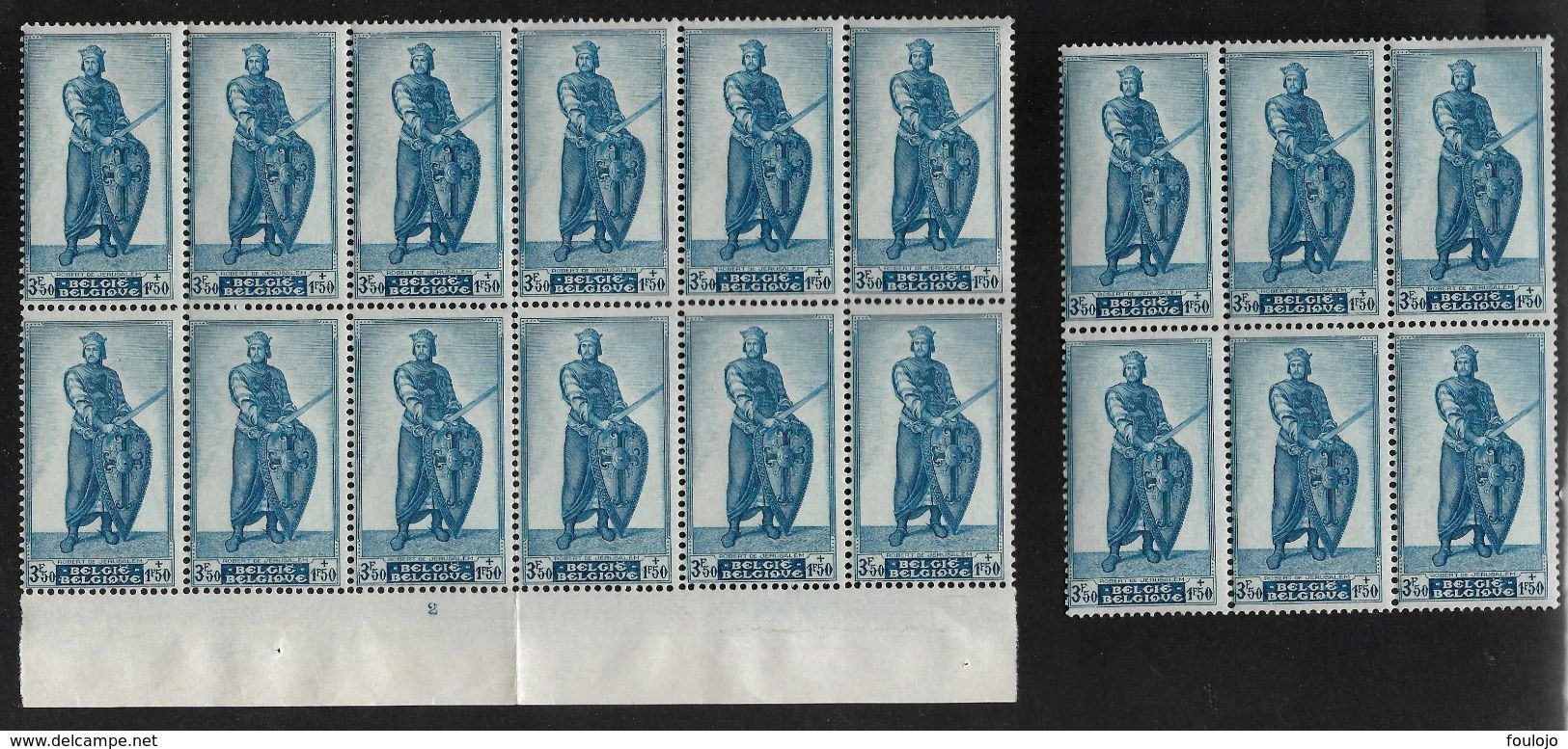 737/740 (X18) En Grands Fragments (1 Bloc De 12 Timbres + 1 Bloc De 6 Timbres )(Nic 056) - Unused Stamps