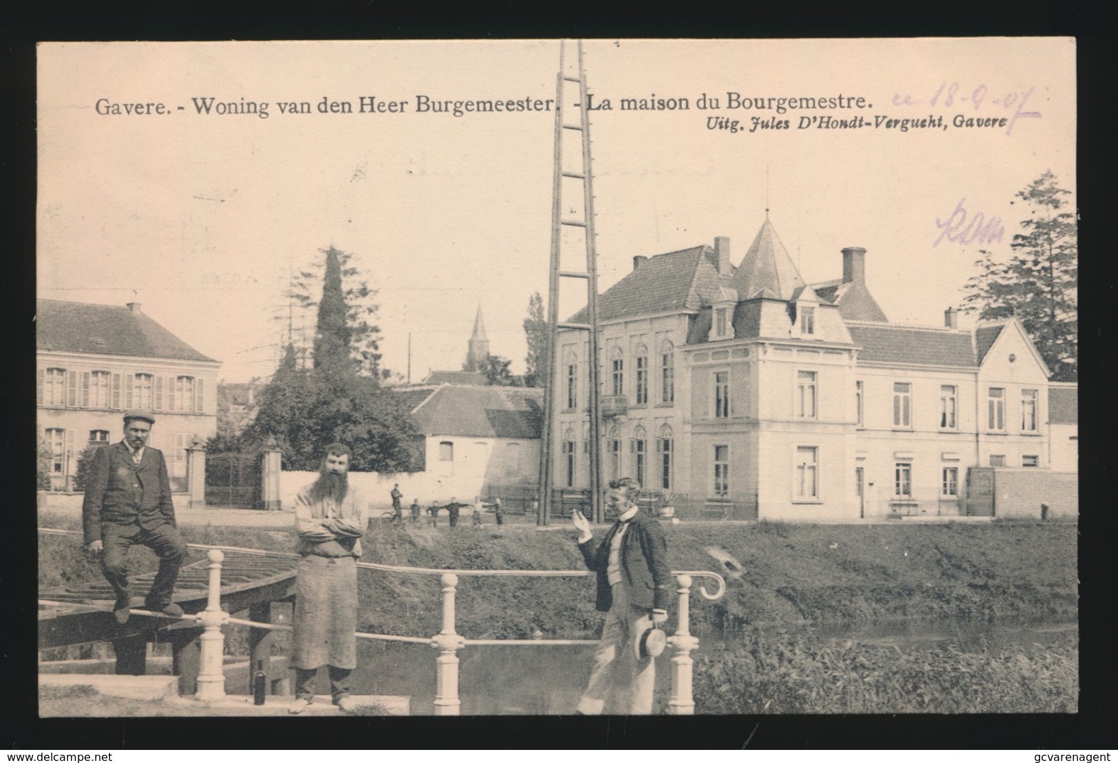 GAVERE  WONING VAN DE HEER BURGEMEESTER  LA MAISON DU BOURGEMESTRE - Gavere