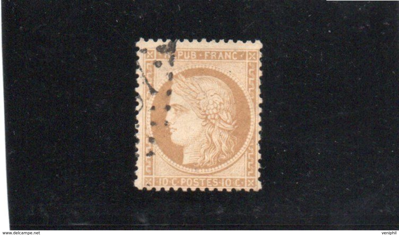 CERES TYPE SIEGE DE PARIS N° 36 OBLITERE -TB - ANNEE 1870 - COTE :110 € - 1870 Beleg Van Parijs