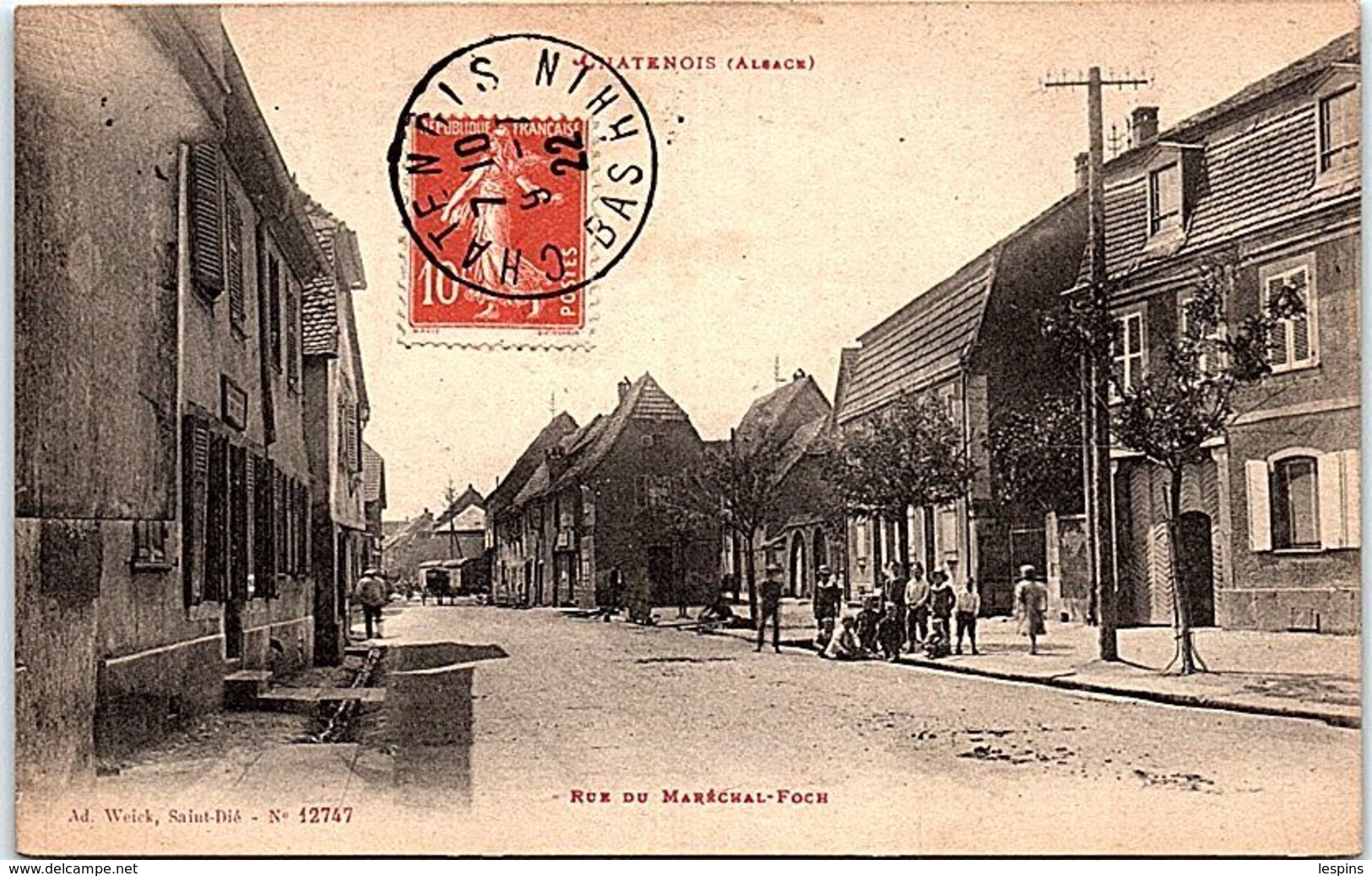 67 - CHATENOIS -- Rue Du Maréchal FOCH - Chatenois