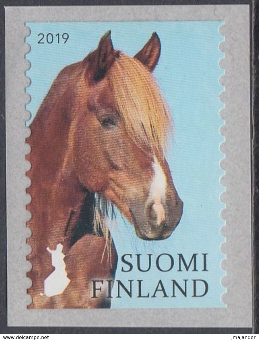 Finland 2019 - Definitive Stamp: Finnhorse (Finnish Horse) - Self-adhesive Stamp ** MNH - Pferde