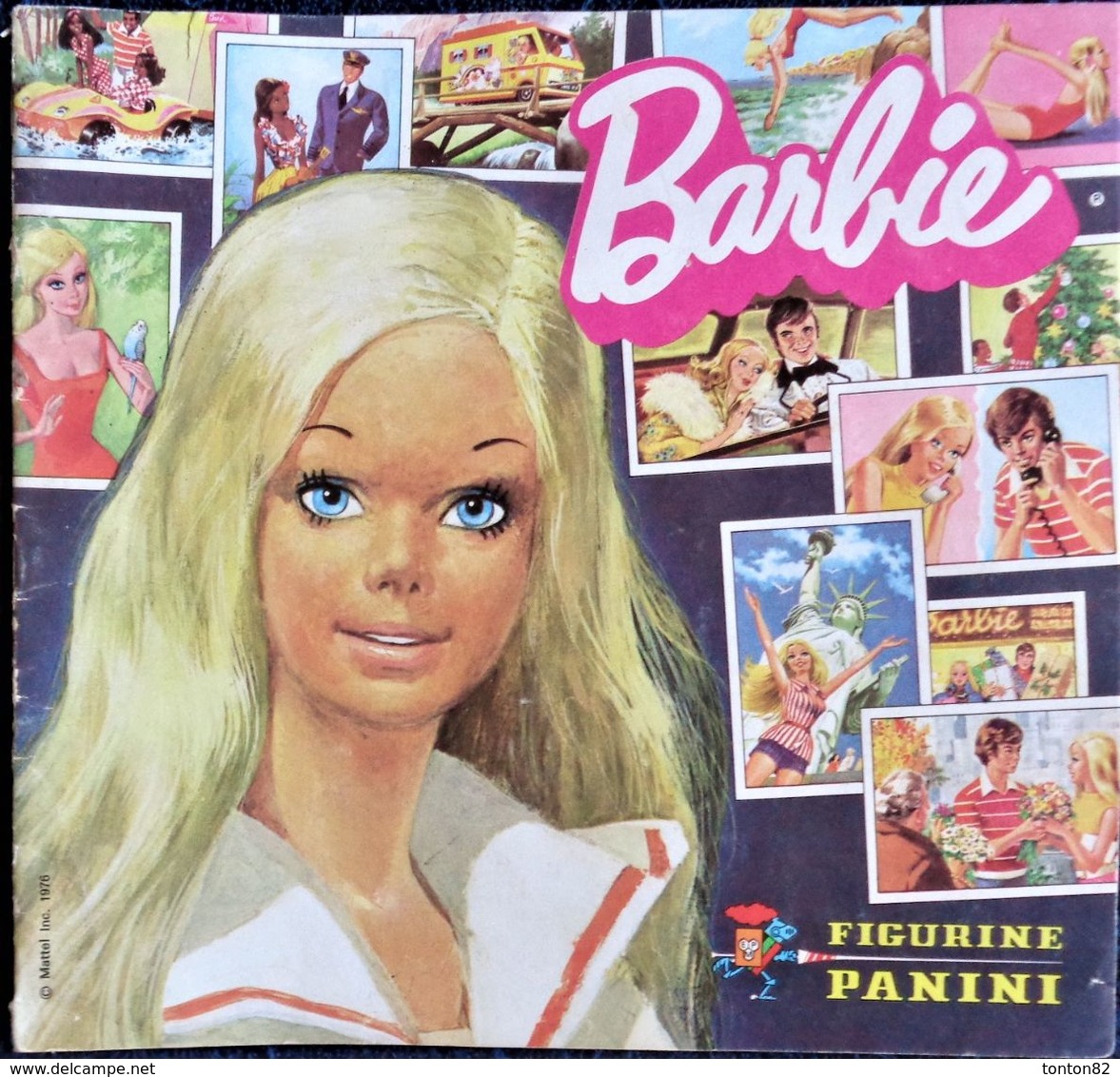 BARBIE - Figurine - PANINI - Album Avec Autocollants,  Images Et PLOGS - France - Images - ( 1976 ) . - Sonstige & Ohne Zuordnung