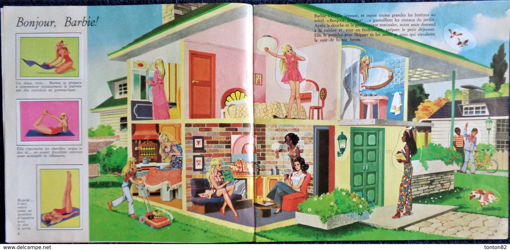 BARBIE - Figurine - PANINI - Album Avec Autocollants,  Images Et PLOGS - France - Images - ( 1976 ) . - Sonstige & Ohne Zuordnung