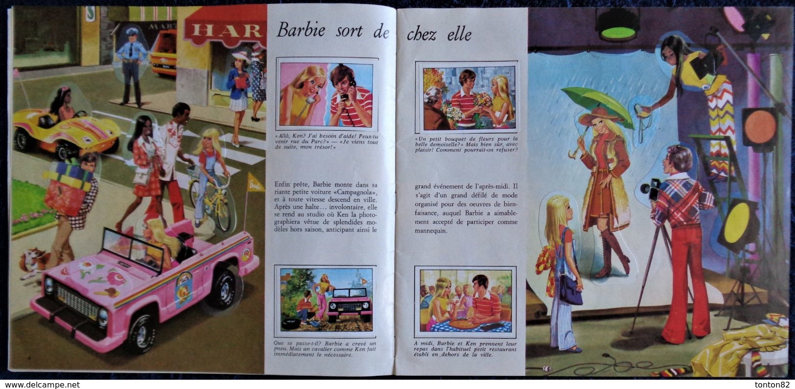 BARBIE - Figurine - PANINI - Album Avec Autocollants,  Images Et PLOGS - France - Images - ( 1976 ) . - Sonstige & Ohne Zuordnung