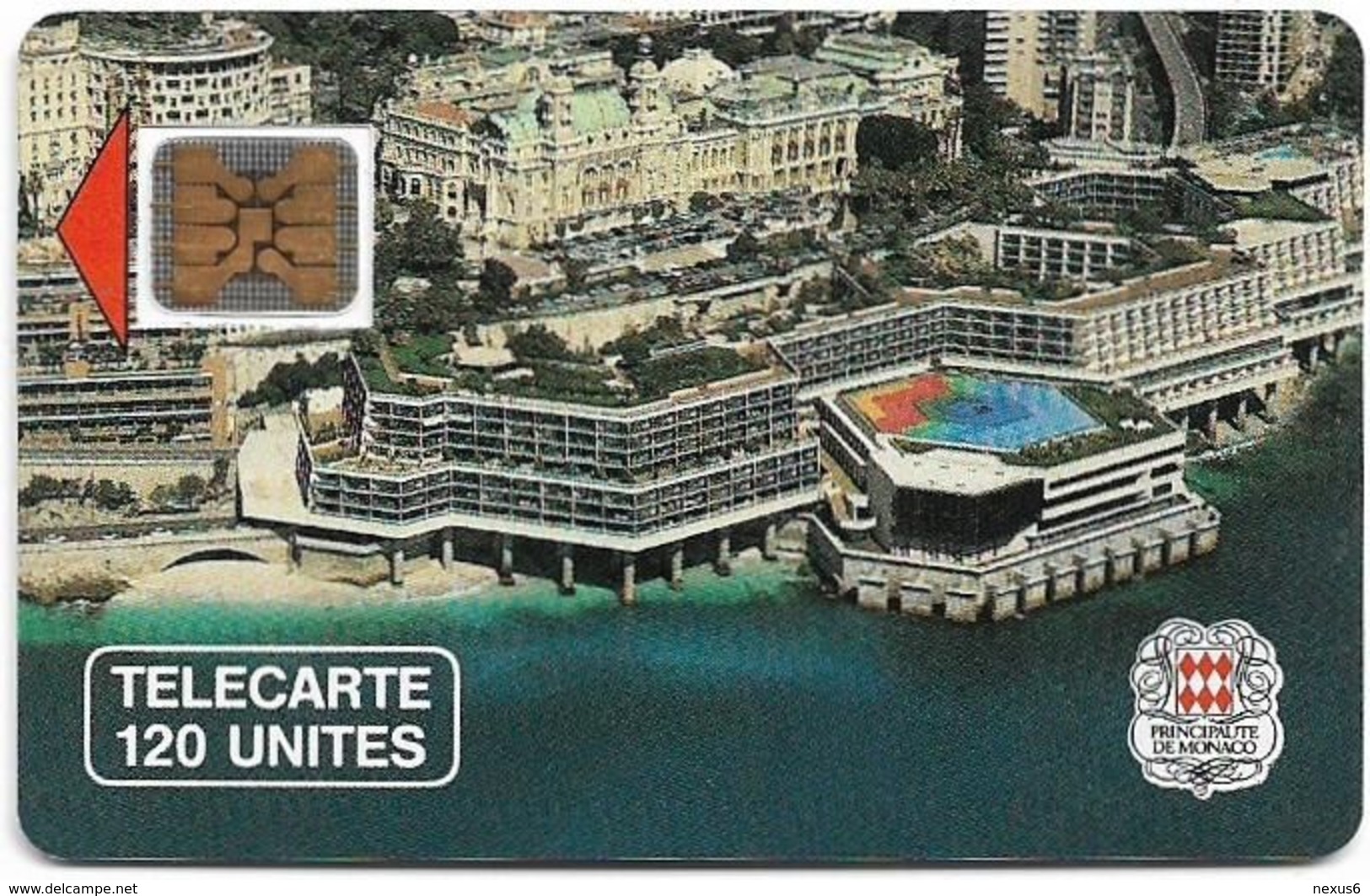 Monaco - MF5 - Palais Des Congres - Cn. 108113 - 03.1990, SC4 GB, 120Units, 10.200ex, Used - Monaco