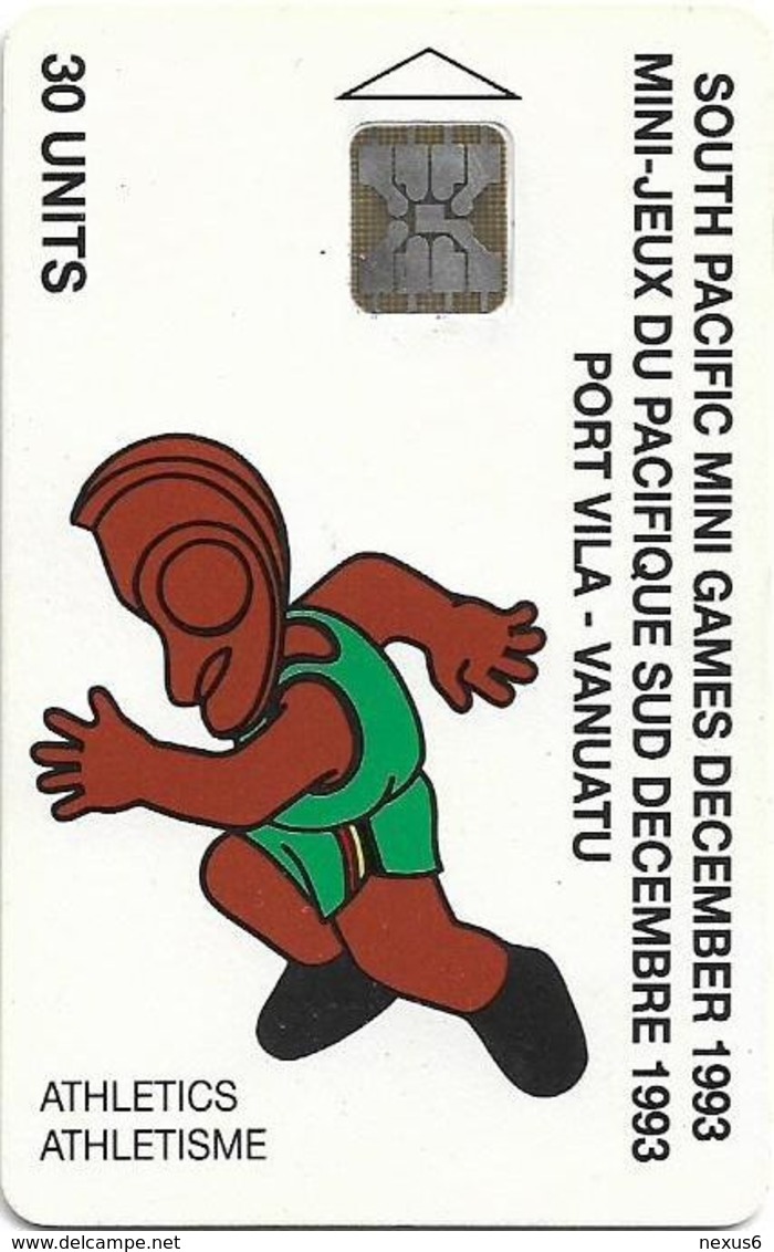 Vanuatu - South Pacific Mini Games, Athletics, SC5, Cn. C3A000603, 30U, 10.93, 3.000ex, Used - Vanuatu