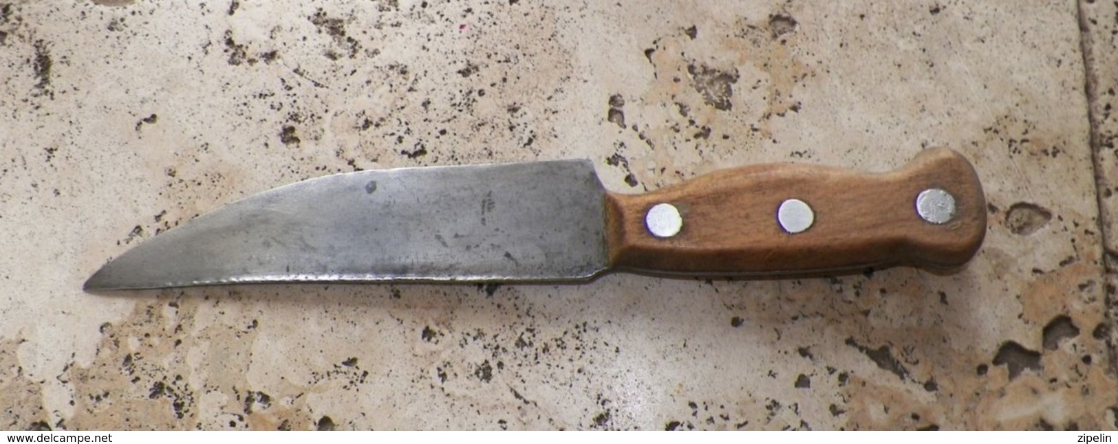 Ancien Couteau De Boucher Ou De Service 19/20ème - Armas Blancas