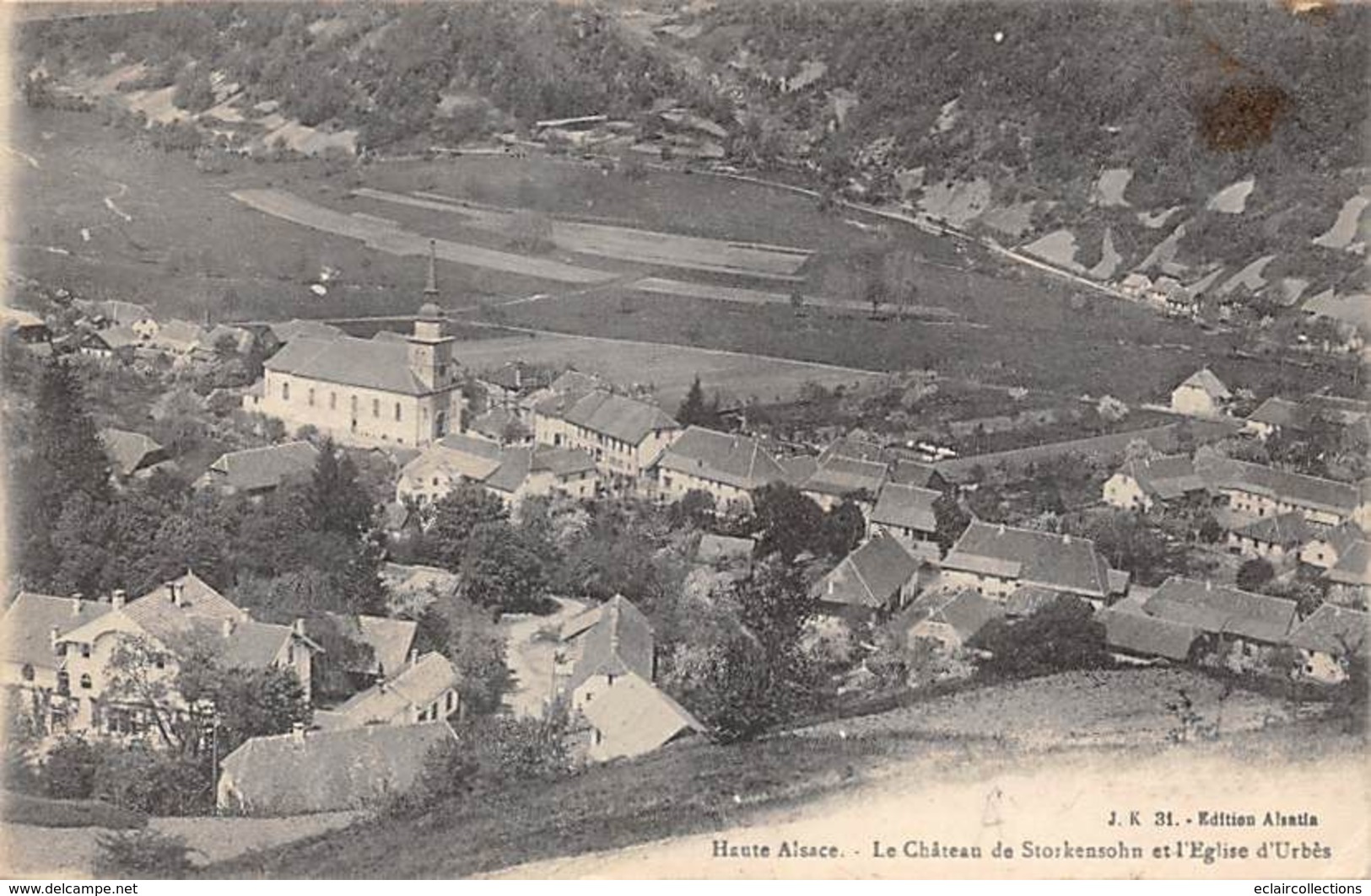 Storkensohn    68         Vue Du Château Et De L'Eglise D'Urbes     (voir Scan) - Sonstige & Ohne Zuordnung