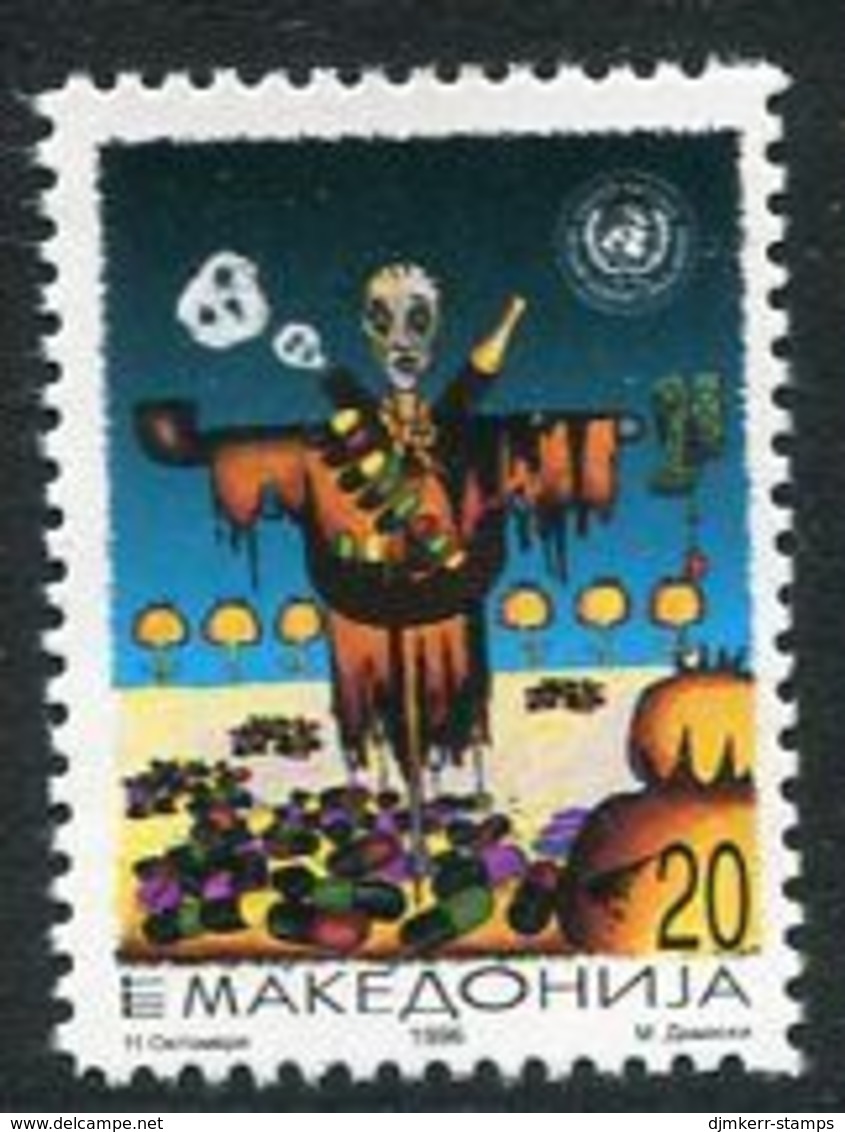 MACEDONIA 1996 Anti-drug Campaign  MNH / **.  Michel 68 - Nordmazedonien