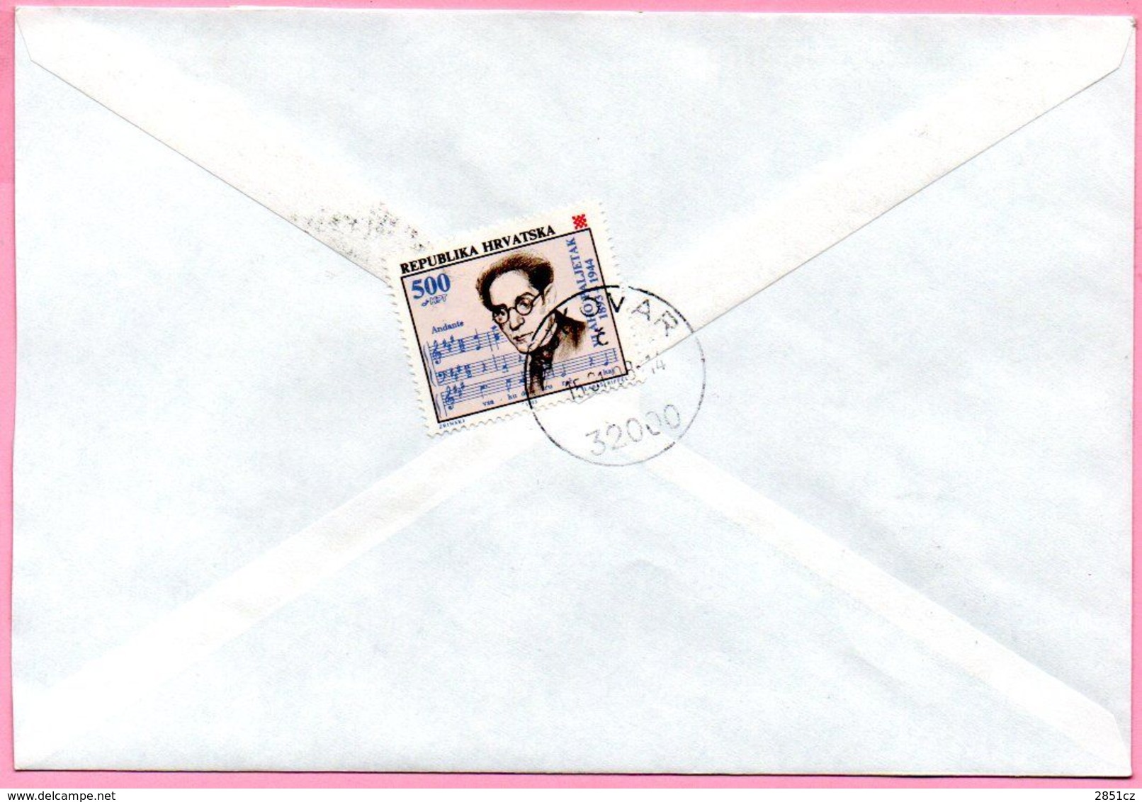 Envelope - Lady Di / Diana, Sarajevo 3.11.1997., Bosnia And Herzegovina / BIH / Postmark Vukovar 1998., Croatia - Bosnie-Herzegovine