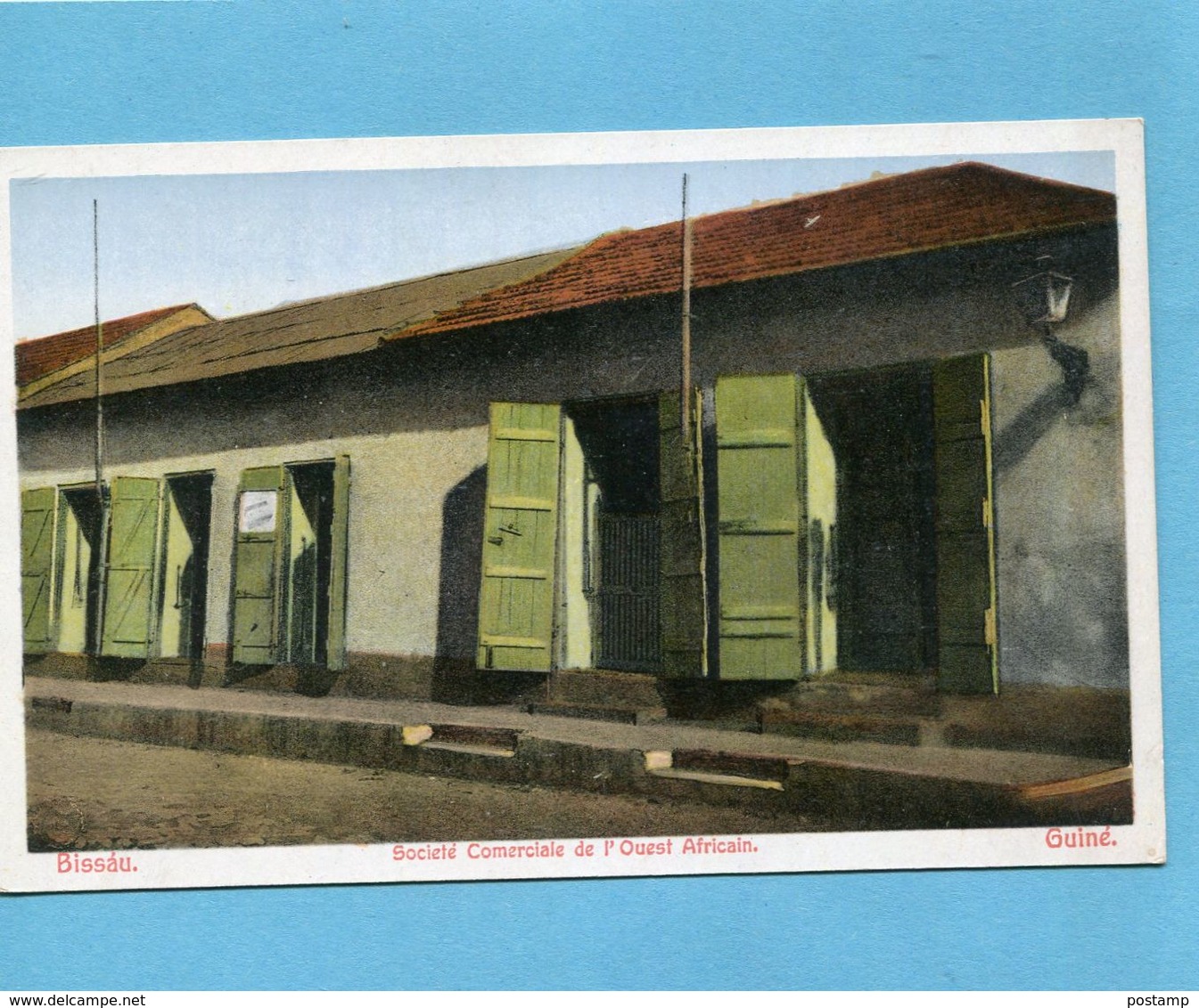 GUINEE BISSAU-Socidare Comercial De L'ouest Africain-beau Plan Animé  -années 20 - Guinea-Bissau
