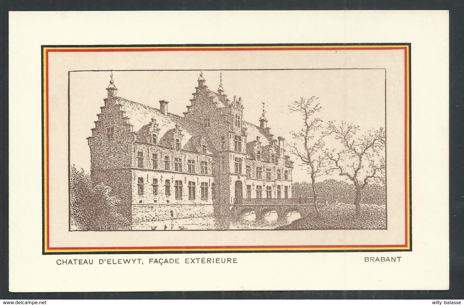 +++ CPA - Château D' ELEWYT - ELEWIJT - Façade Extérieure  // - Zemst