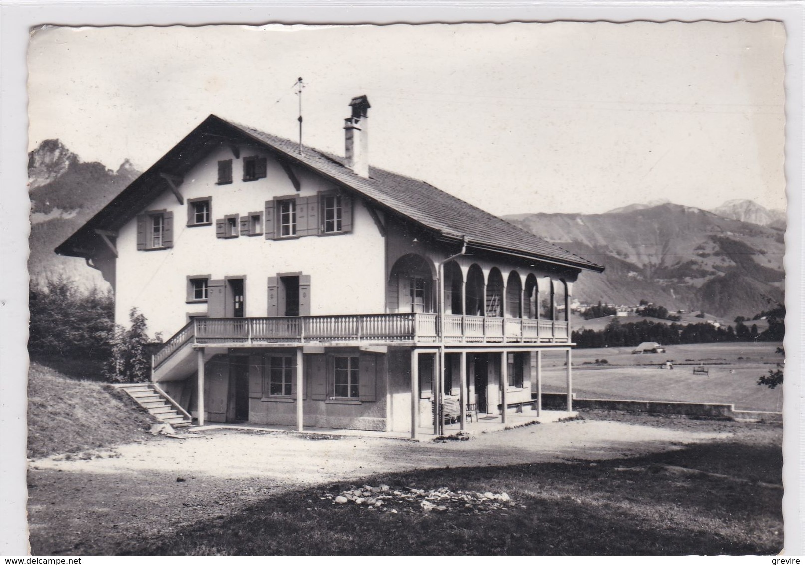 Le Pâquier, Chalet Bois-Riant, Carte-photo 10 X 15 Cm - Le Pâquier