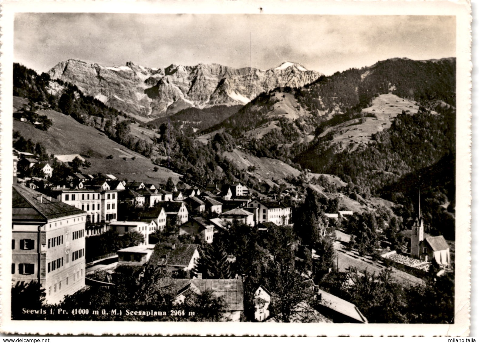 Seewis I. Pr. Mit Scesaplana (103) * 23. 7. 1952 - Seewis Im Prättigau