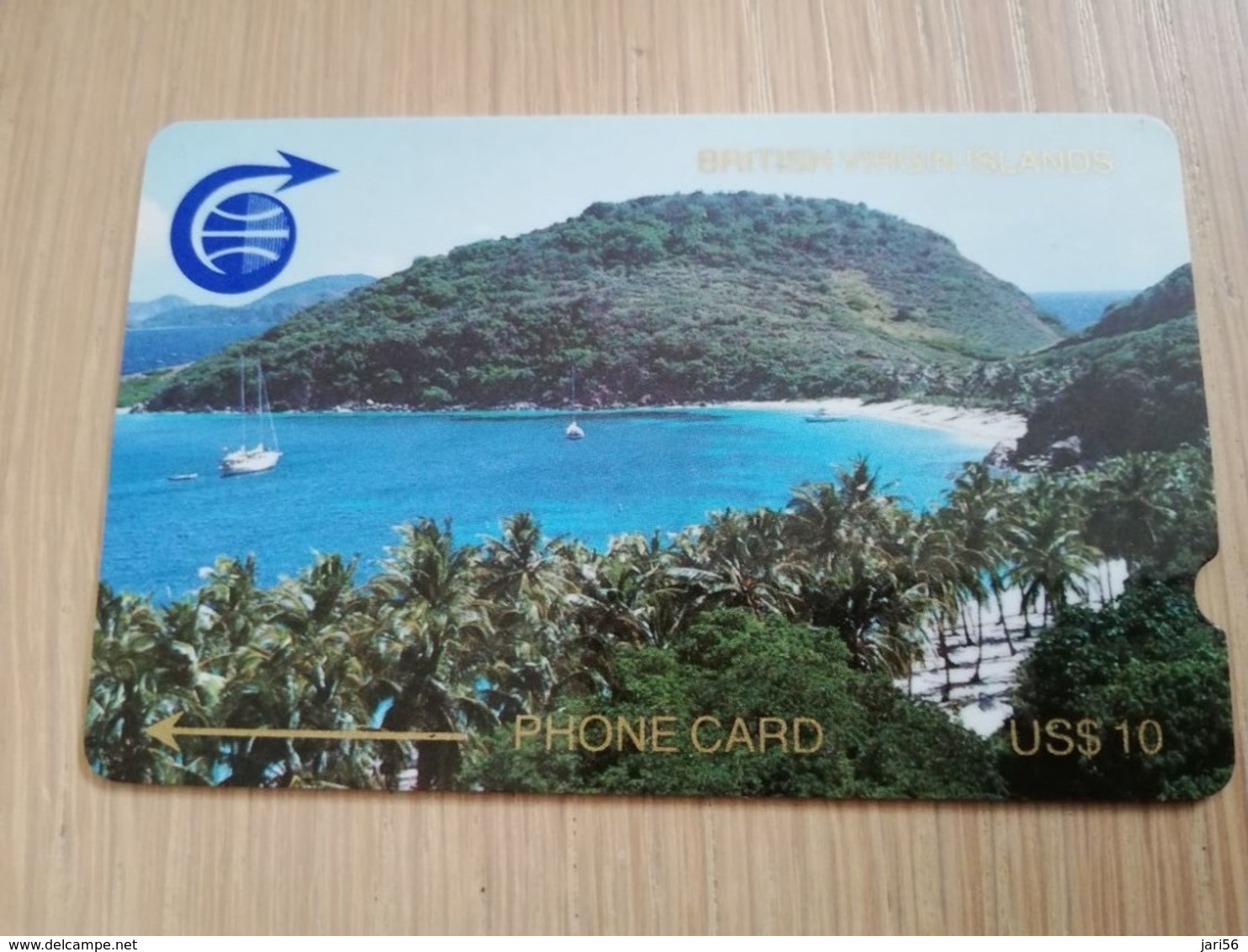 BRITSCH VIRGIN ISLANDS  US$ 10,-  BVI-1C  1CVBC  PETER ISLAND  Fine Used Card   ** 2609 ** - Virgin Islands