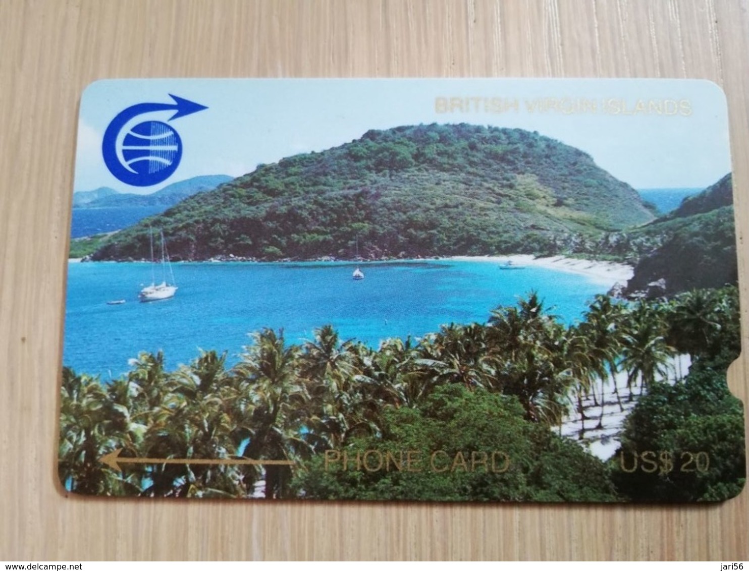 BRITSCH VIRGIN ISLANDS  US$ 20,-  BVI-1D  1CVBD  PETER ISLAND  Fine Used Card   ** 2610 ** - Vierges (îles)