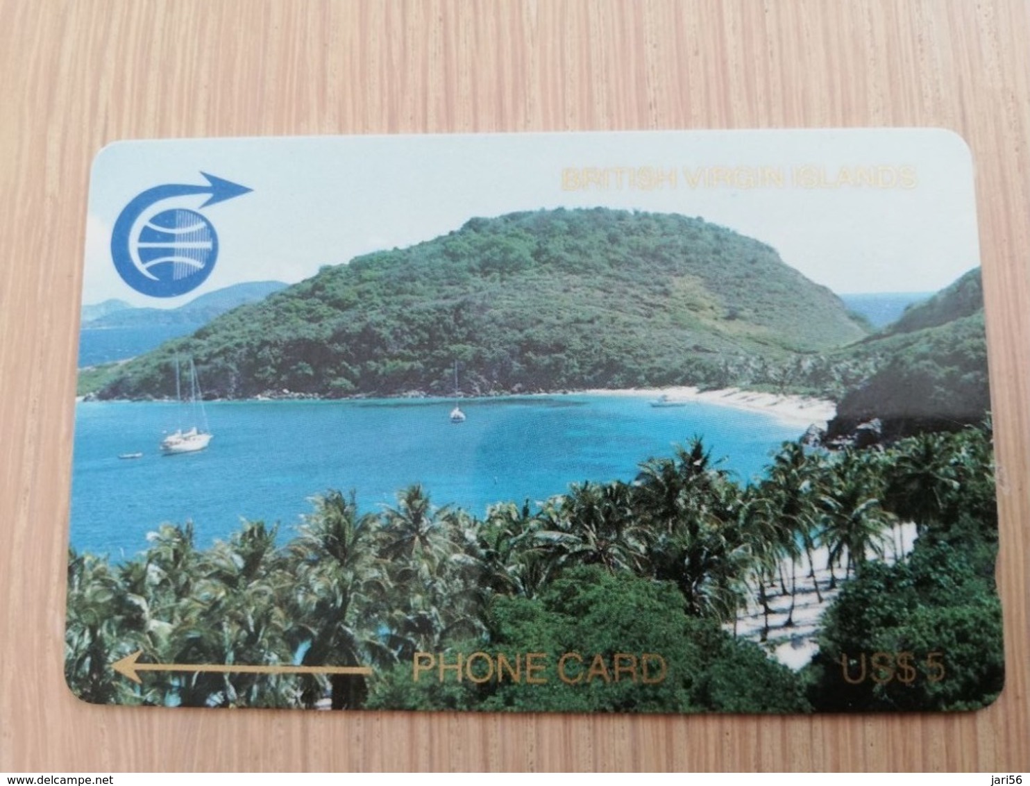 BRITSCH VIRGIN ISLANDS  US$ 5,-  BVI-2B  2CVBB  PETER ISLAND (R)   Fine Used Card   ** 2612 ** - Vierges (îles)