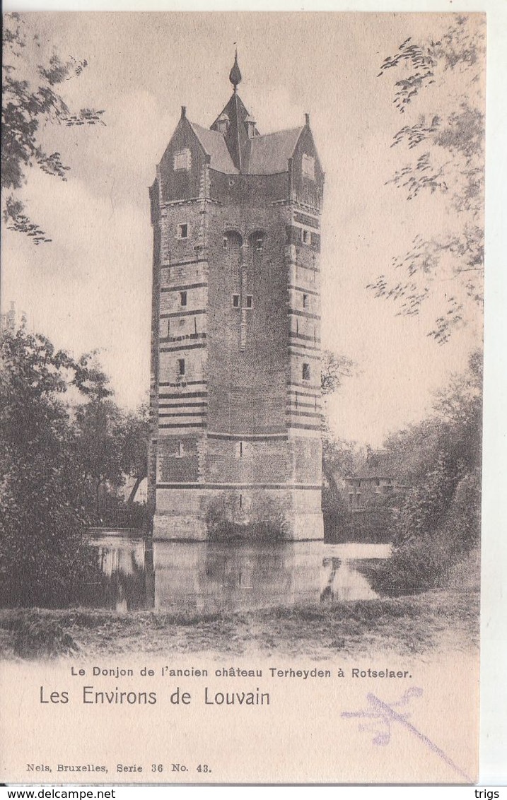 Rotselaer - Le Donjon De L'ancien Château Terheyden - Rotselaar