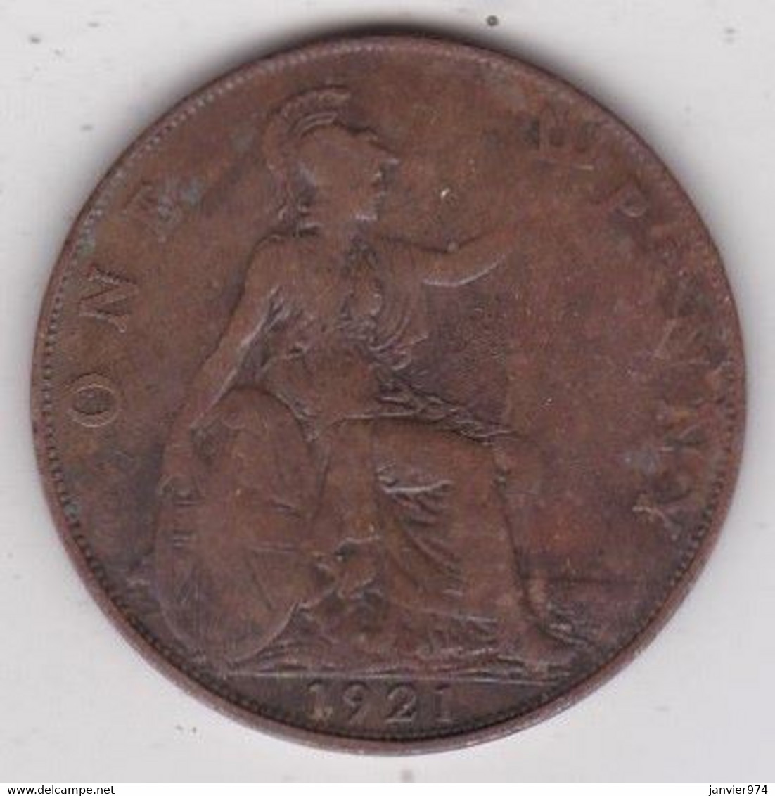 Grande-Bretagne. 1 Penny 1921. George V - D. 1 Penny