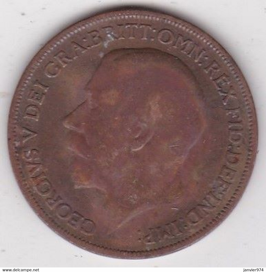 Grande-Bretagne. 1 Penny 1921. George V - D. 1 Penny