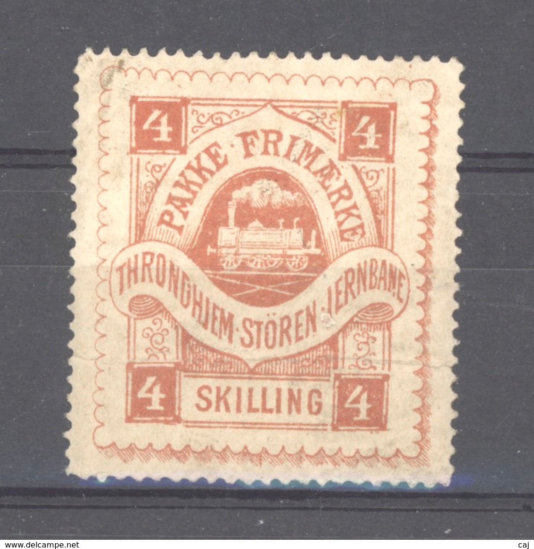 Suède  -  Locales  :   Pakke  4 Skilling  * - Local Post Stamps