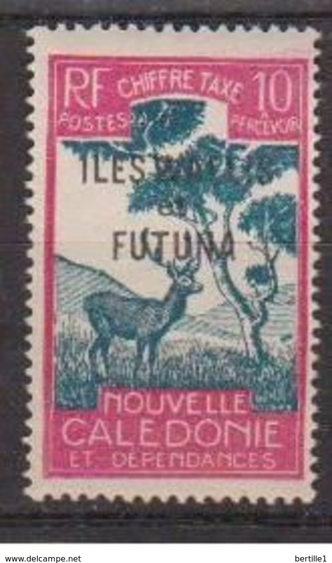 WALLIS ET FUTUNA        N°  YVERT  TAXE 14  NEUF AVEC CHARNIERES      ( CHAR   03/56 ) - Postage Due