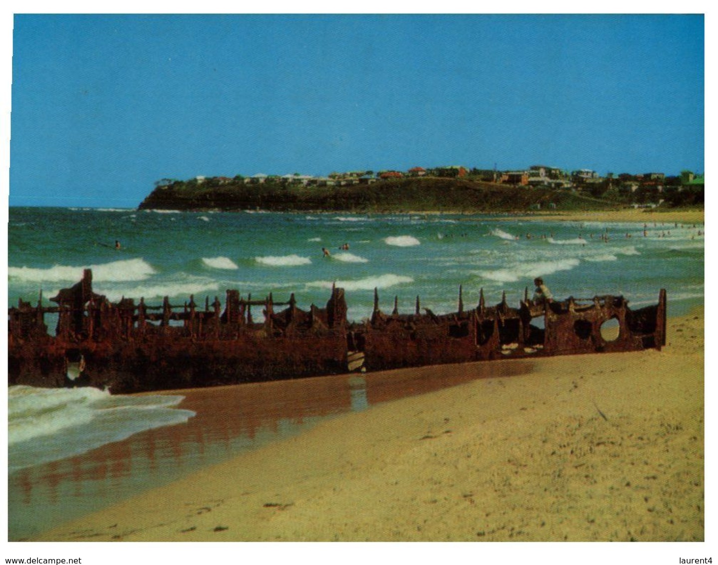 (B 26) Australia - QLD - Caloundra Wreck Of The Dickey (ship) - Sunshine Coast