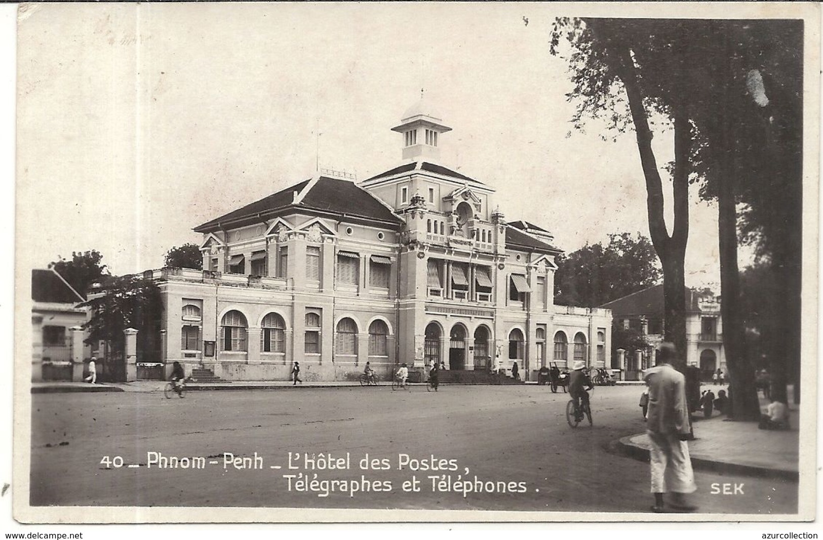 PHNOM PENH . HOTEL DES POSTES T.T - Cambodia