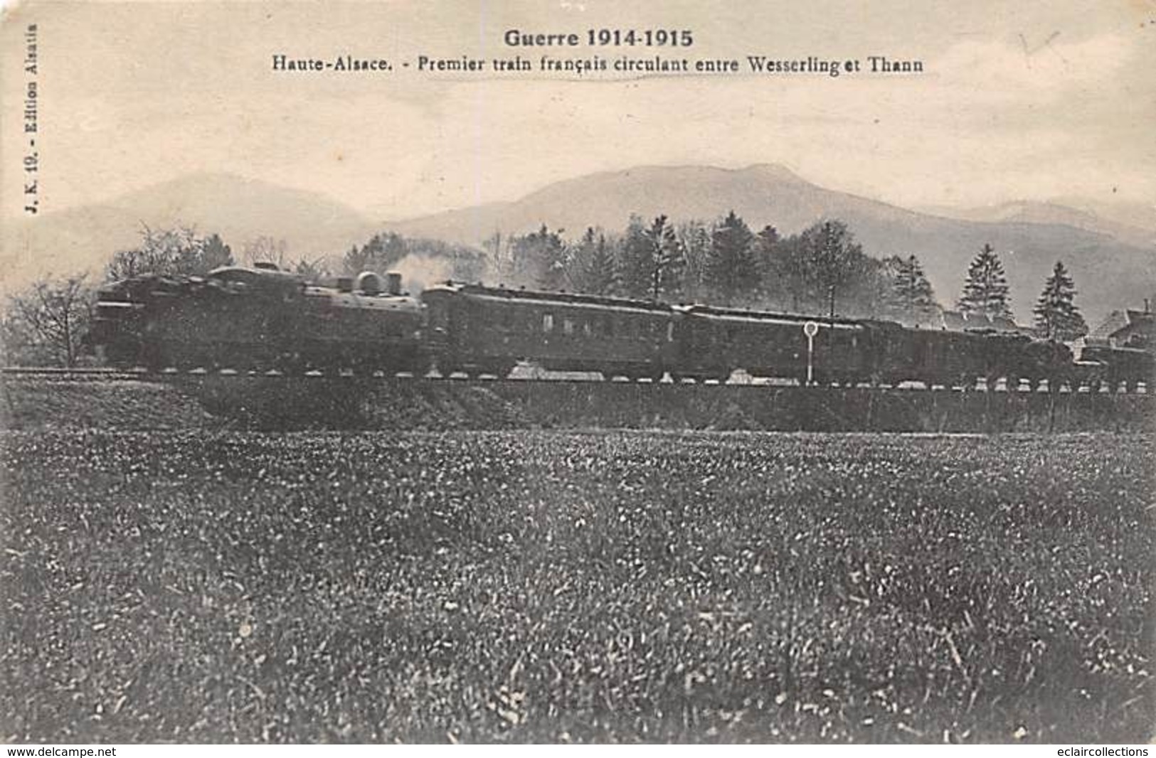 Wessserling            68           Train Entre Wesserling Et Thann         (voir Scan) - Andere & Zonder Classificatie