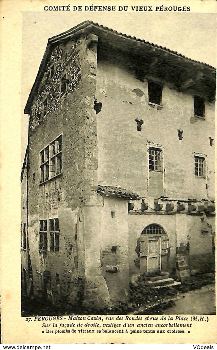 029 281 - CPA - France (01) Ain - Pérouges - Maison Cazin - Pérouges