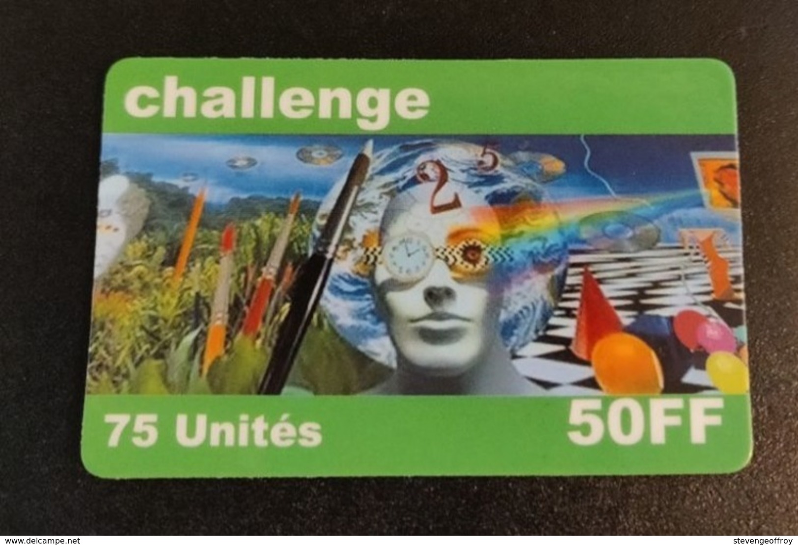 Télécarte Challenge 75 Unités 50 FF 2001 International - Otros & Sin Clasificación