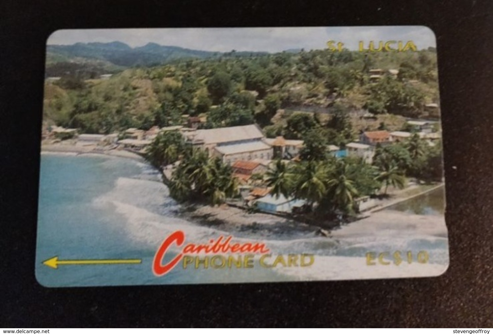 Télécarte St Saint Lucia Caribbean Phone Card EC 10 Dollars - Autres - Océanie