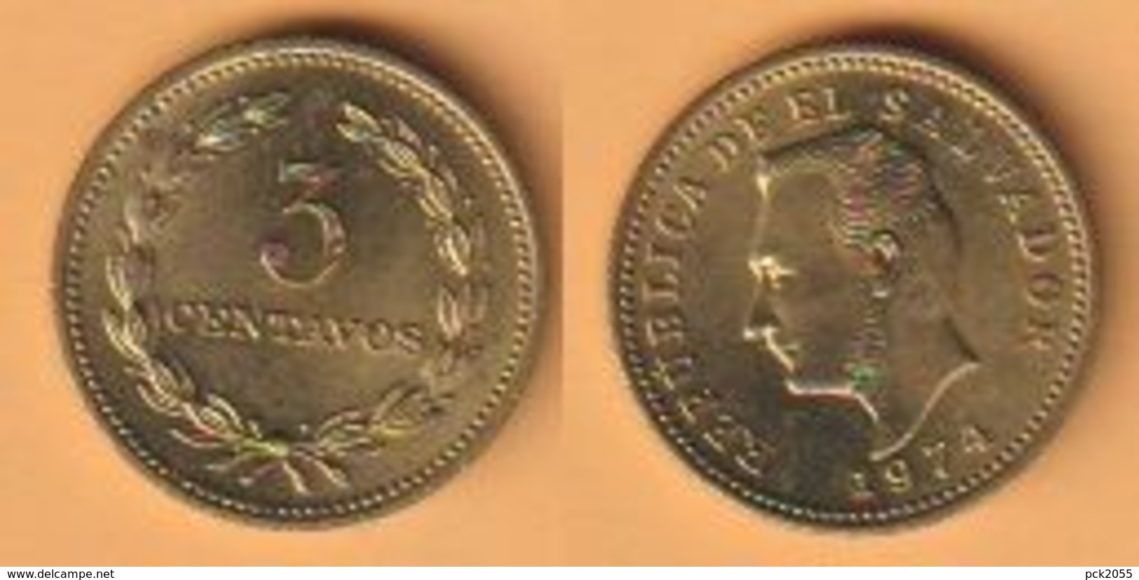 El Salvador 3 Centavos 1974 Me  KM Nr.148 ( D1/72 ) - El Salvador