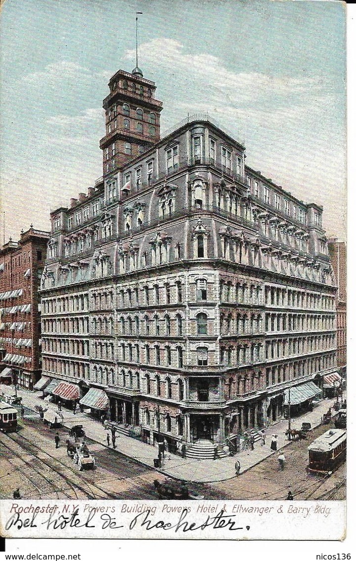 ROCHESTER   N.Y.   POWERS BUILDING  HOTEL ( ECRITE  1908  ) - Rochester