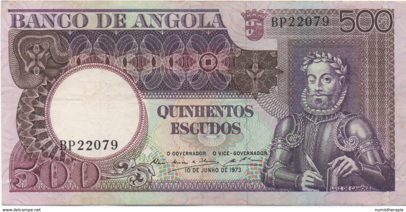 Angola : 500 Escudos 1973 - Angola