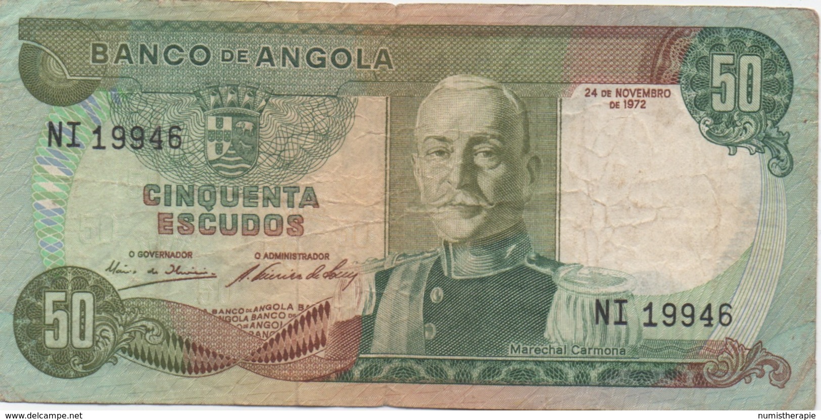 Angola : 50 Escudos 1972 - Angola