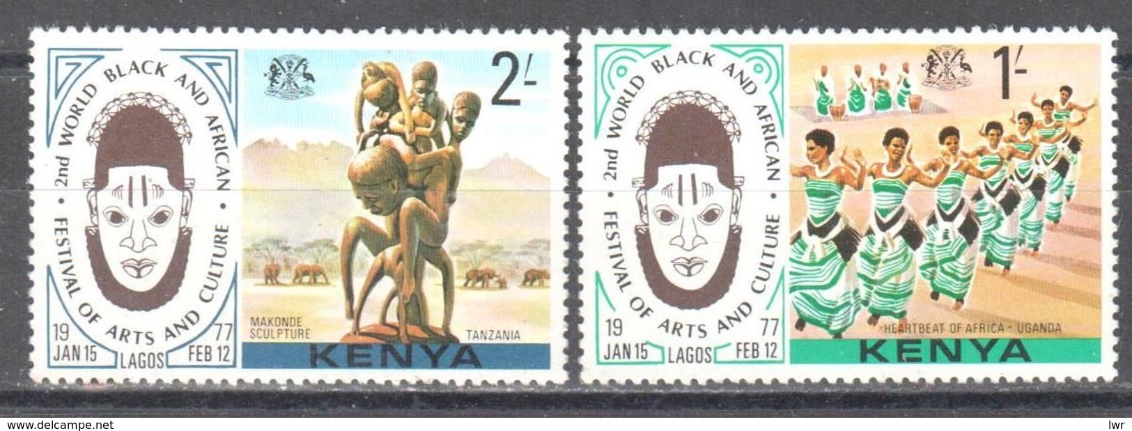 Kenya - Festival Of Arts - Sculpture - Dancers - MNH - Autres & Non Classés