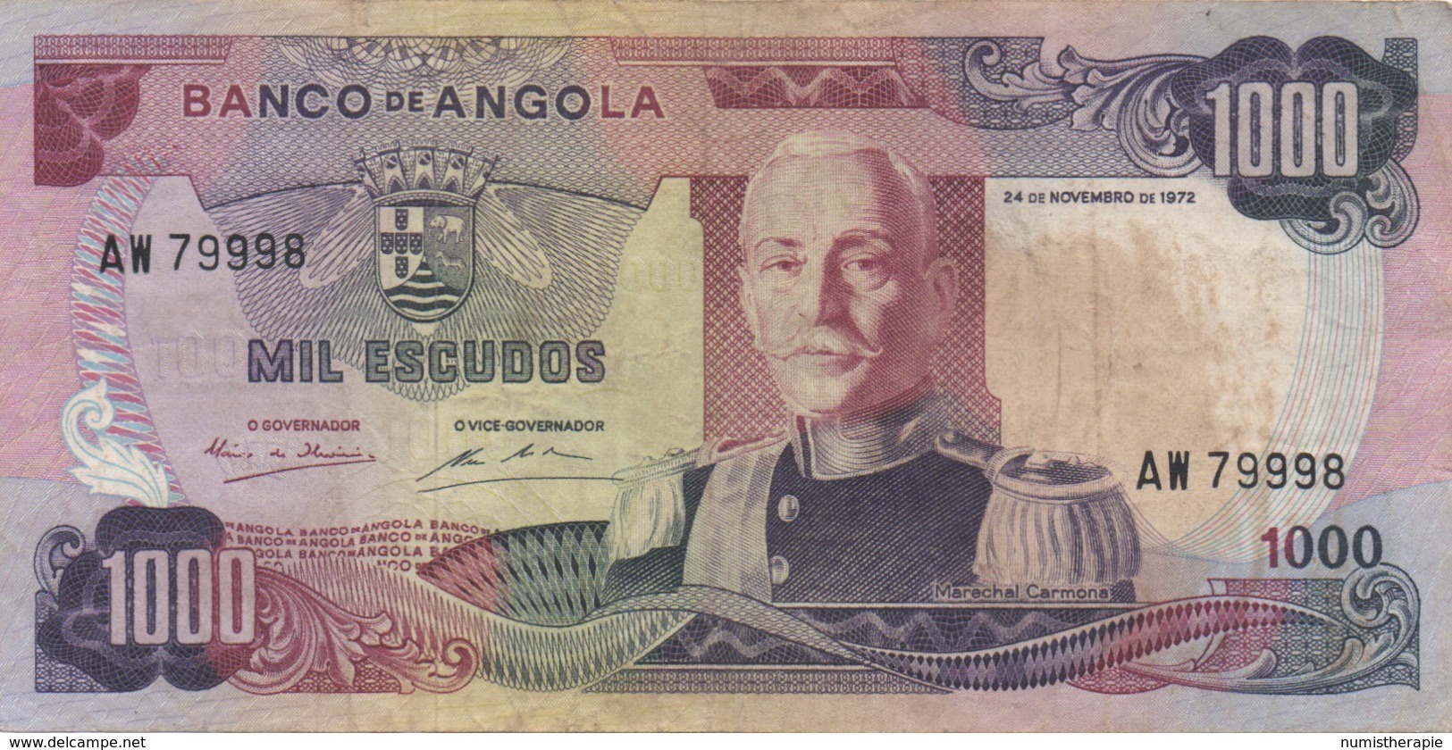 Angola : 1000 Escudos 1972 - Angola