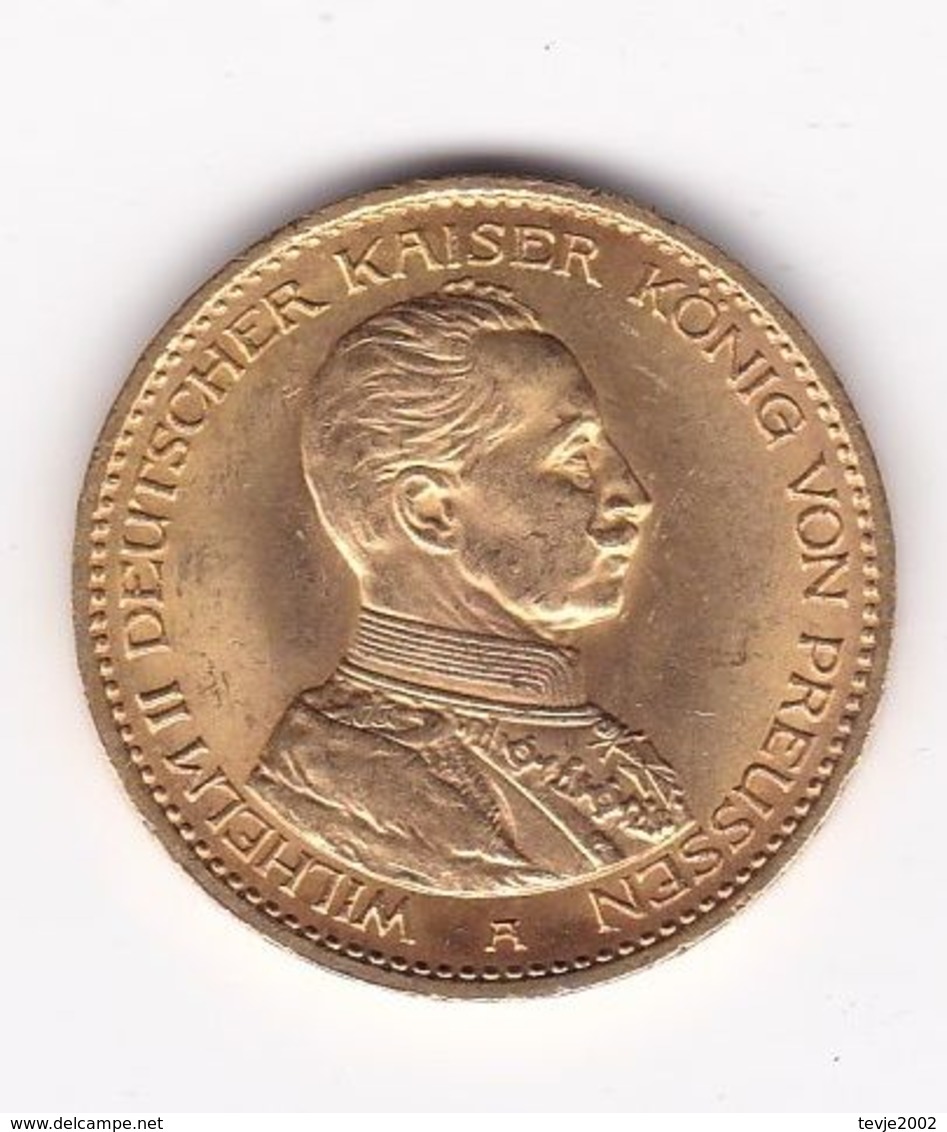 Rb_ Deutsches Reich - 20 Mark - 1914  A - Gold - Wilhelm Deutscher Kaiser König Von Preussen (4) - 5, 10 & 20 Mark Gold