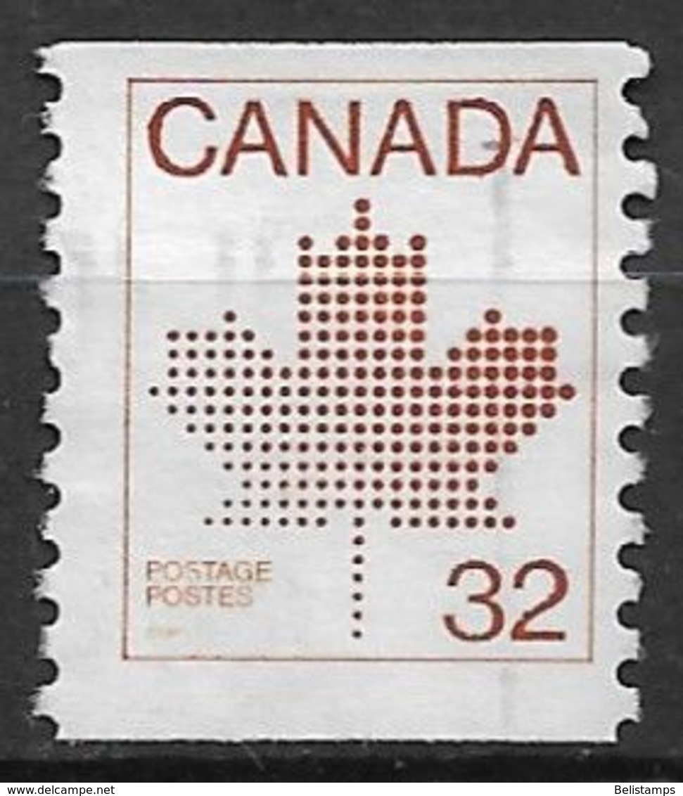 Canada 1983. Scott #951 (U) Maple Leaf ** Complete Issue - Coil Stamps