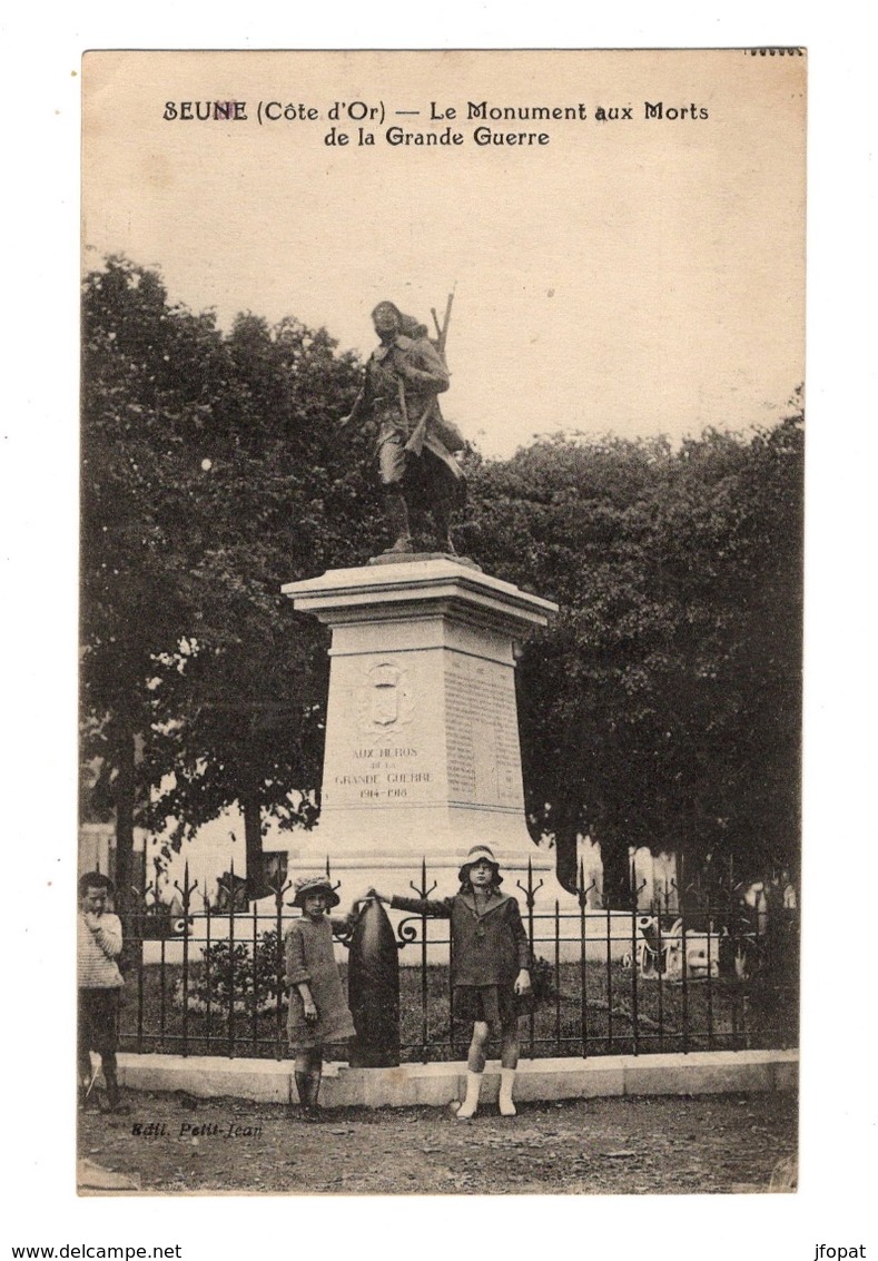 21 COTE D'OR - SEURRE Le Monument Aux Morts De La Grande Guerre - Other & Unclassified