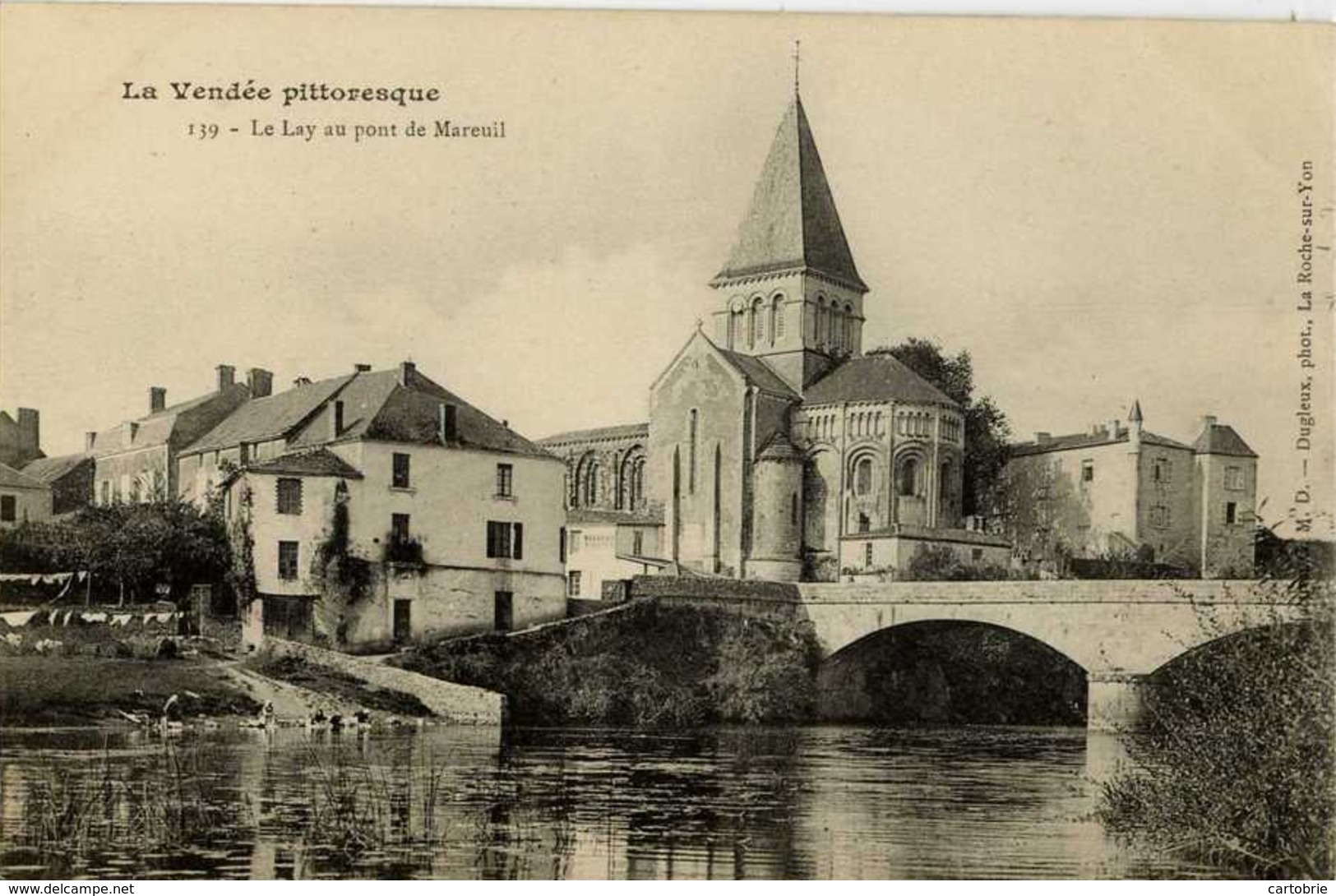 Dépt 85 - MAREUIL-SUR-LAY - Le Lay Au Pont De Mareuil - Mareuil Sur Lay Dissais