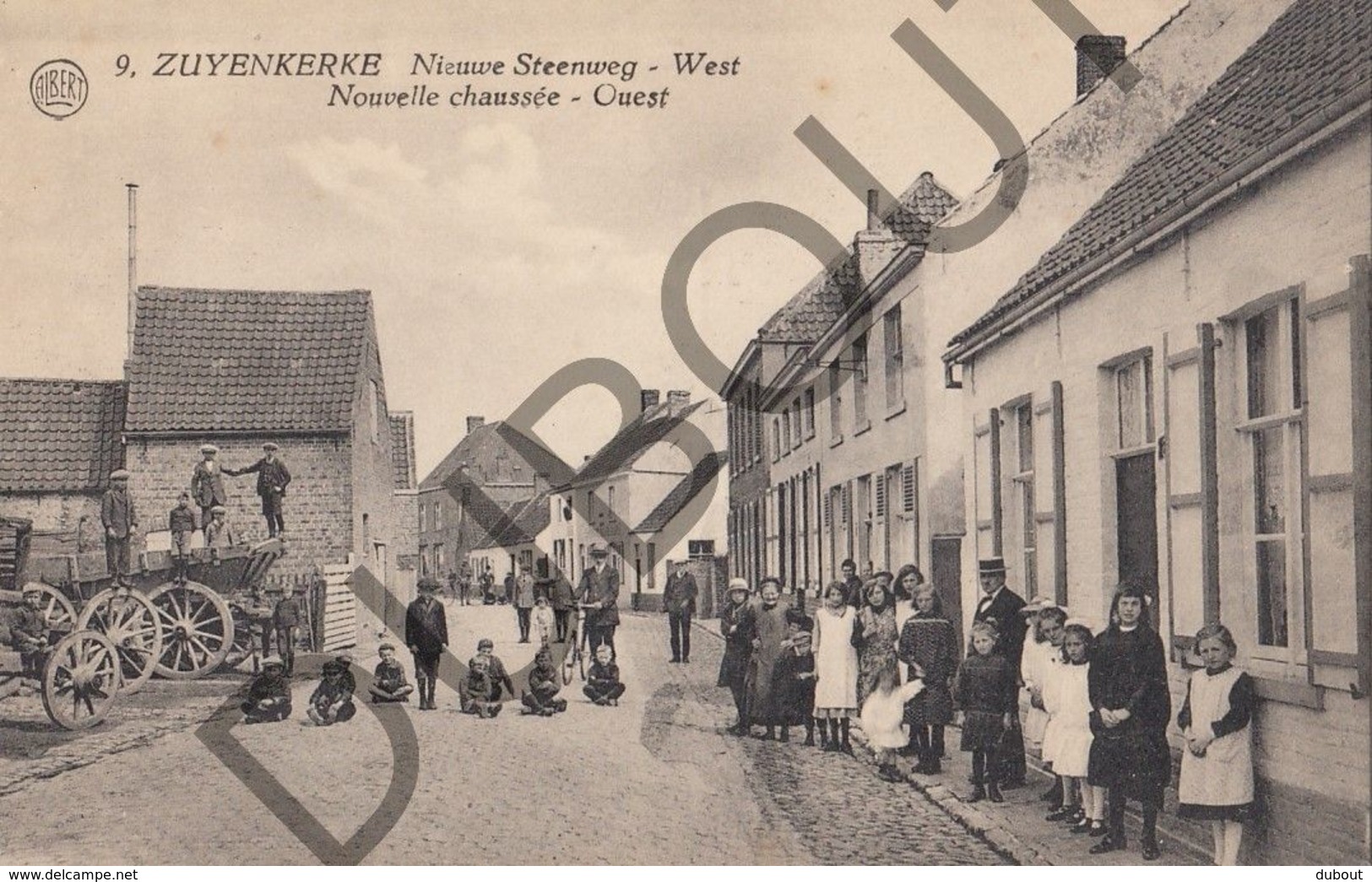 Postkaart - Carte Postale - Zuienkerke - Nieuwe Steenweg - West (B564) - Zuienkerke