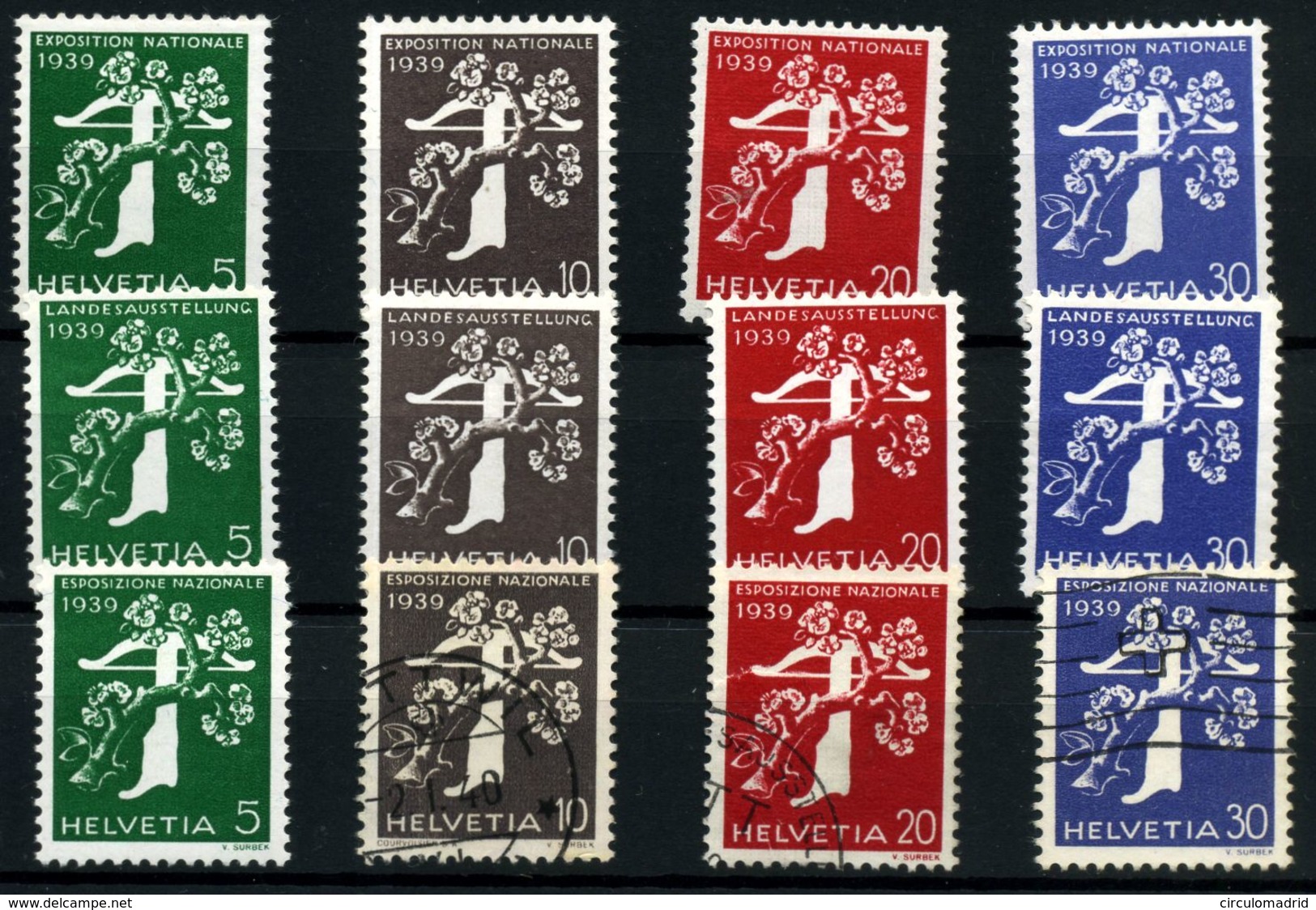 Suiza Nº 329/40 - Used Stamps