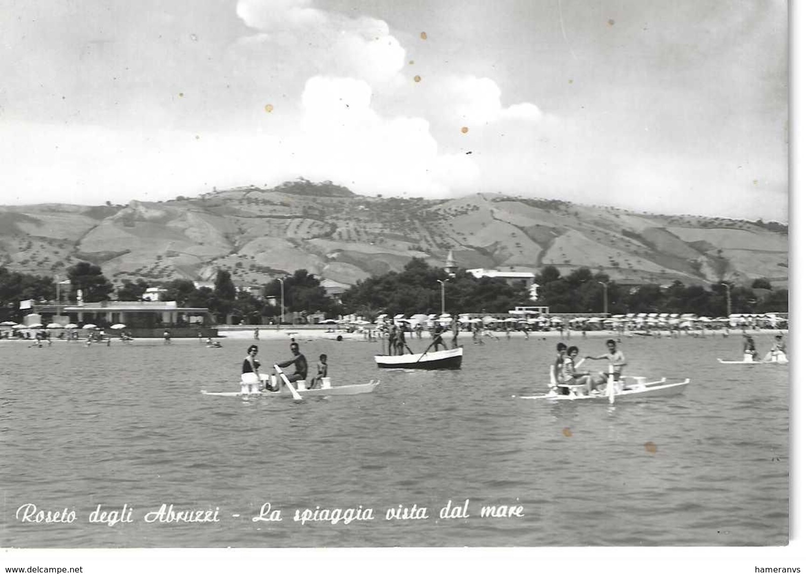 Roseto Degli Abruzzi - La Spiaggia Vista Dal Mare - Teramo - H6790 - Teramo