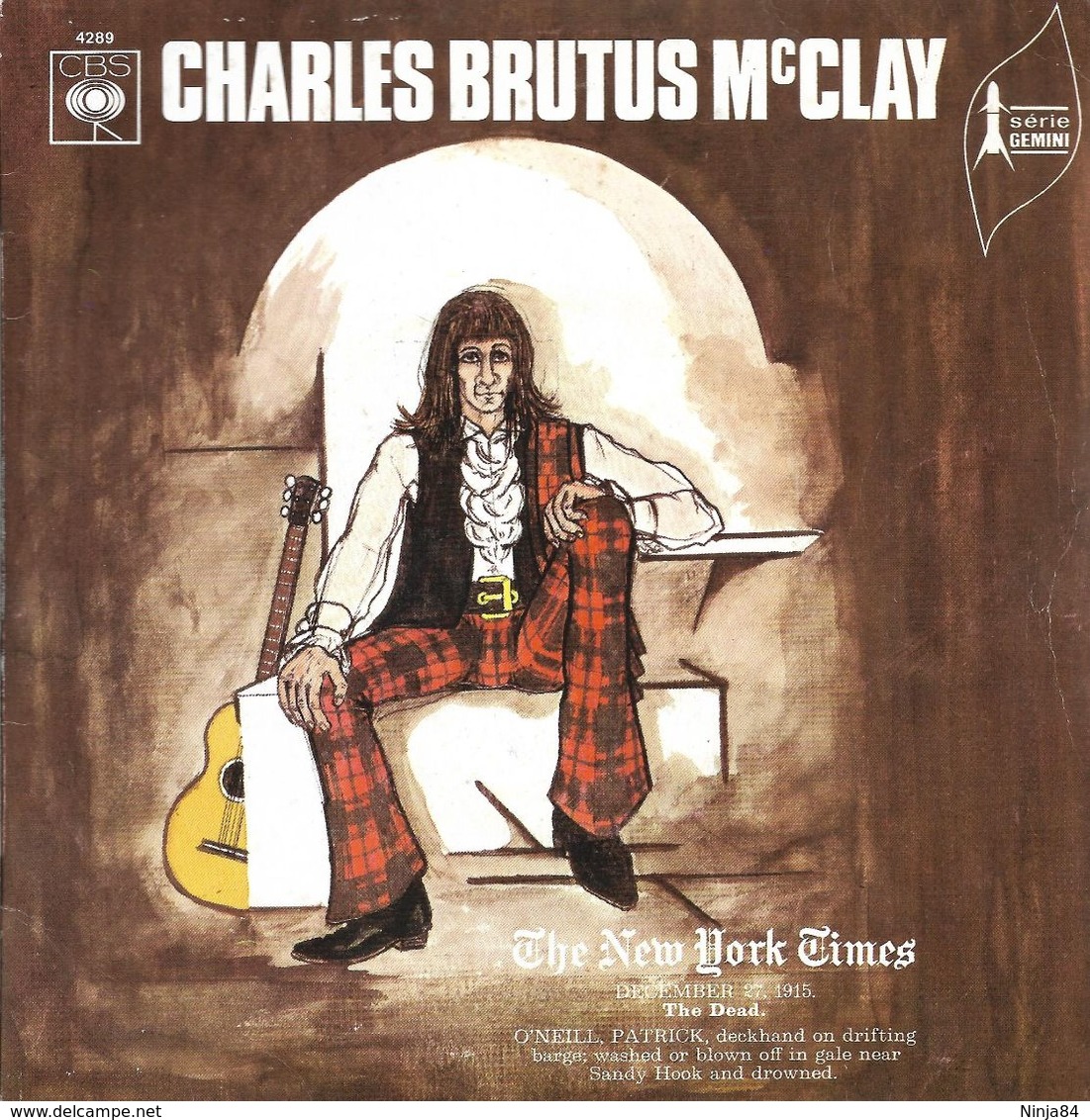 SP 45 RPM (7")  Charles Brutus McClay "  The Ballad Of Paddy O'neil  " - Autres - Musique Française